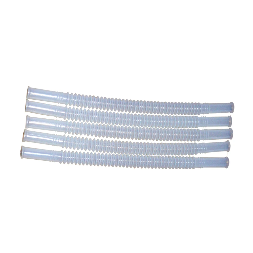 ID6.3-6.5 Black Or White Orrugated Nylon Tube For Fuel Plastic Pipe