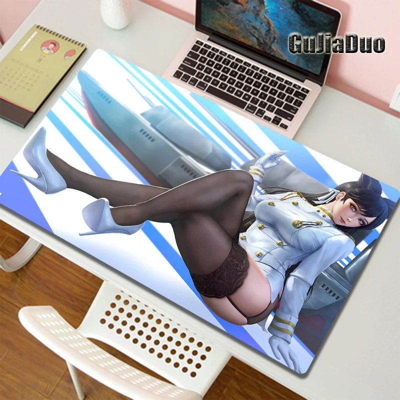 Anime Atago Sexy Charm Girl Mouse Pad Gamer PC Computer Keyboard Waterproof Non-slip Table Desk Mat Gaming Accessories Mousepad