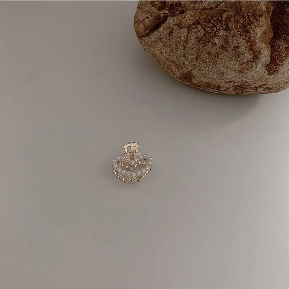 الرجعية جميل الحب القلب أرنب الحد الأدنى نمط اللؤلؤ النساء دبوس الشعر إكسسوارات الشعر مشبك السلطعون الصغيرة القوس مشبك شعر