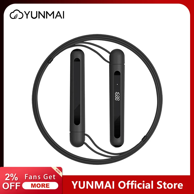 

YUNMAI Smart Skipping Rope APP Data Record USB Rechargeable Adjustable Wear Resistant Training Rope Jumping