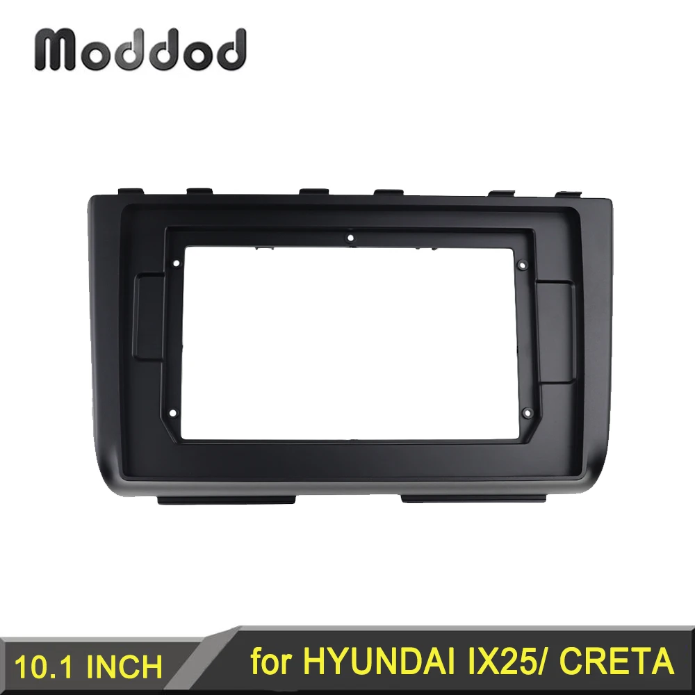 10.1 INCH Radio Fascia for HYUNDAI IX25  CRETA 2020 Stereo GPS DVD Player Install Panel Dash Surround Trim Kit Face Plate Bezel