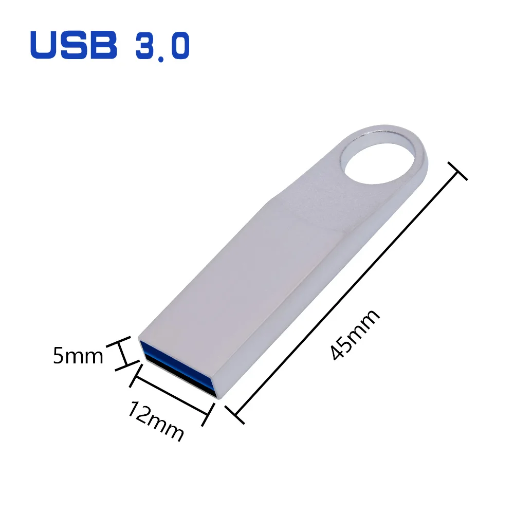 Pen driver usb de metal rápido 3.0, pen driver 64gb 128gb 8gb 16gb