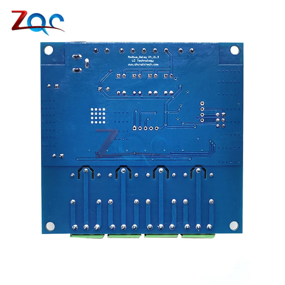 DC 7-24V Modbus-RTU 4 Channel Relay Module RS485 TTL Controller Switch Signal Input Output Anti-reverse Connection for Arduino