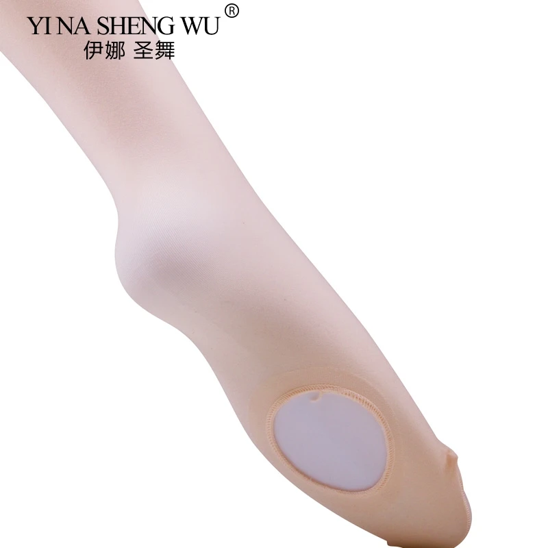 60D บัลเล่ต์ Pantyhose รถบัลเล่ต์ Dance Tights ไมโครไฟเบอร์เต้นรำถุงน่องพร้อมหญิงผู้ใหญ่ผู้หญิง Dance Tights สีขาว