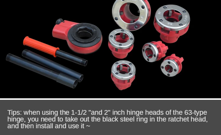 Manual Plumber Pipe Threading Kit 1/2