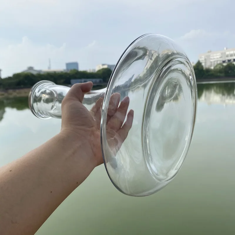 Big Size 26/20cm Hookah Base Glass Bottle Shisha Bottle Flask For Model Nargile Sheesha Narguile Chicha Cachimbas view 4