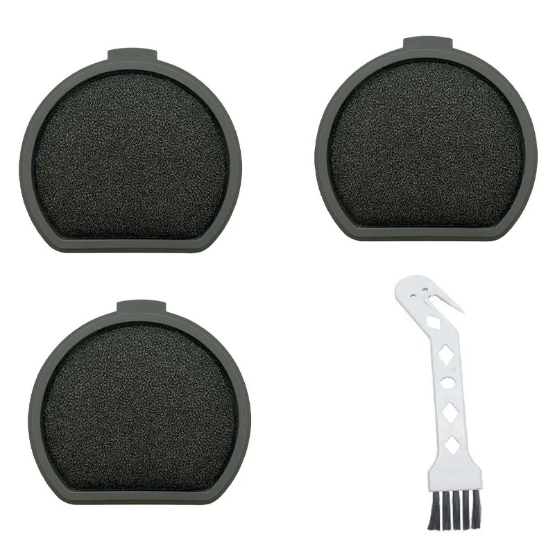 4Pack Brush and Washable Pre-Motor Filter for AEG Electrolux QX9-1-50IB ASKQX9 Filter Vacuum Cleaner Parts Accessories