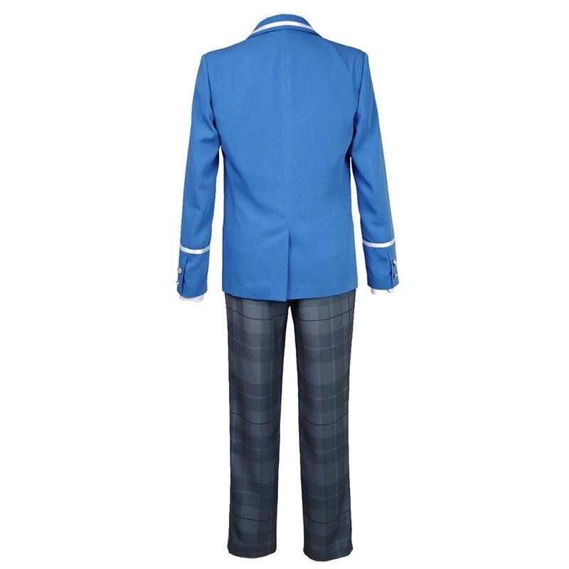 Unisex Anime Cos Hidaka Hokuto Tenshouin Eichi Daily Uniform suit Cosplay Costumes Sets