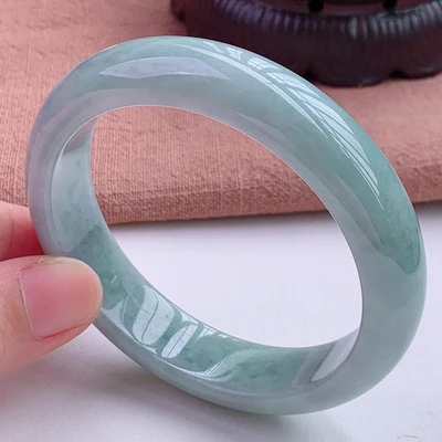 

Zheru ювелирные изделия натуральный бирманский нефрит 54-64 мм светильник лый цвет браслет элегантные принцессы ювелирные изделия лучший подарок