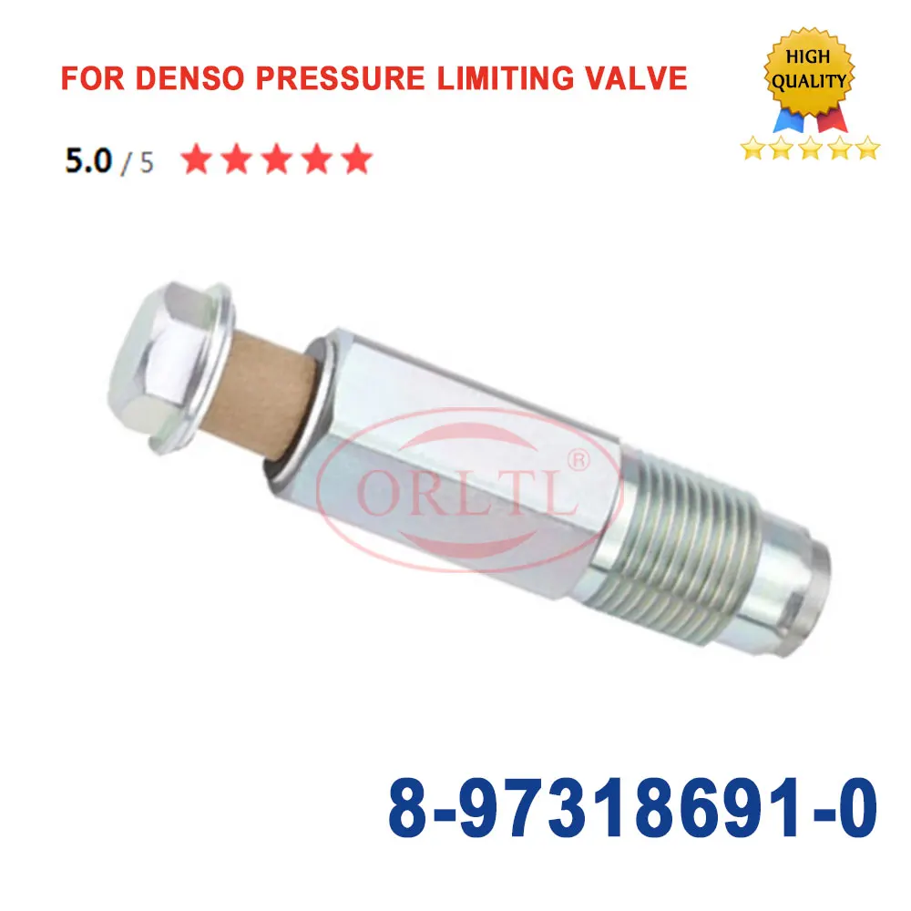 

1 шт. Новый 8- 97318691 -0 Предохранительный клапан давления Common Rail RELIEF LIMITING 8973186910 задница 8973186910 для 4HK1 6HK1 6WF1