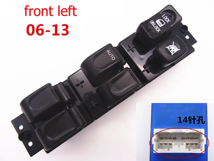 For Great Wall wingle 3/ wingle 5 2006-2013 Glass Lifter Switch Electric Window Control Front Left Window Lifter Switch