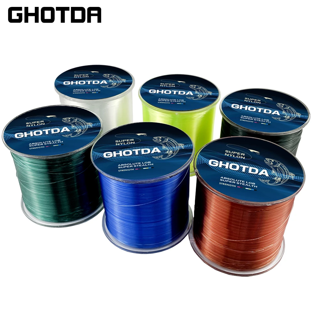 GHOTDA 500M Nylon Fishing Line Japanese Durable Monofilament Rock Sea Fishing Line