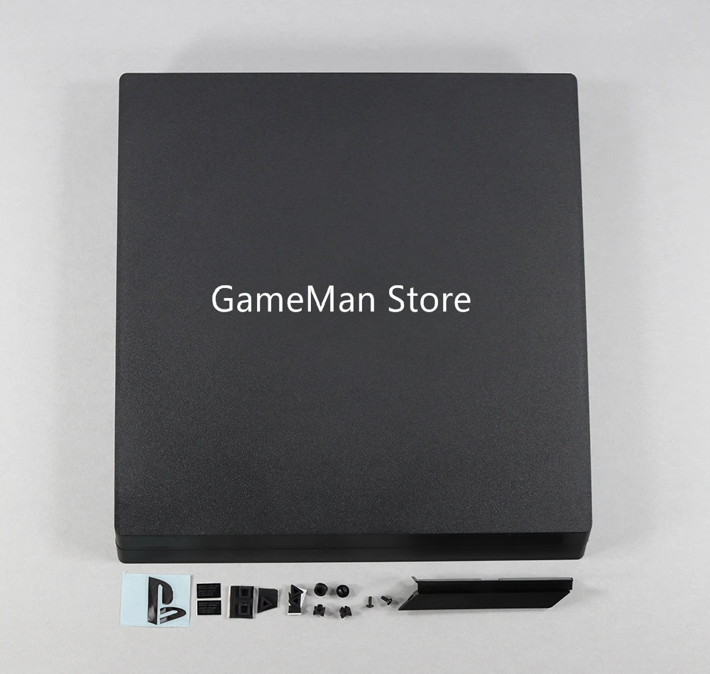 1 комплект, чехол с полным корпусом для консоли PS4 Pro, черный цвет, чехол для консоли