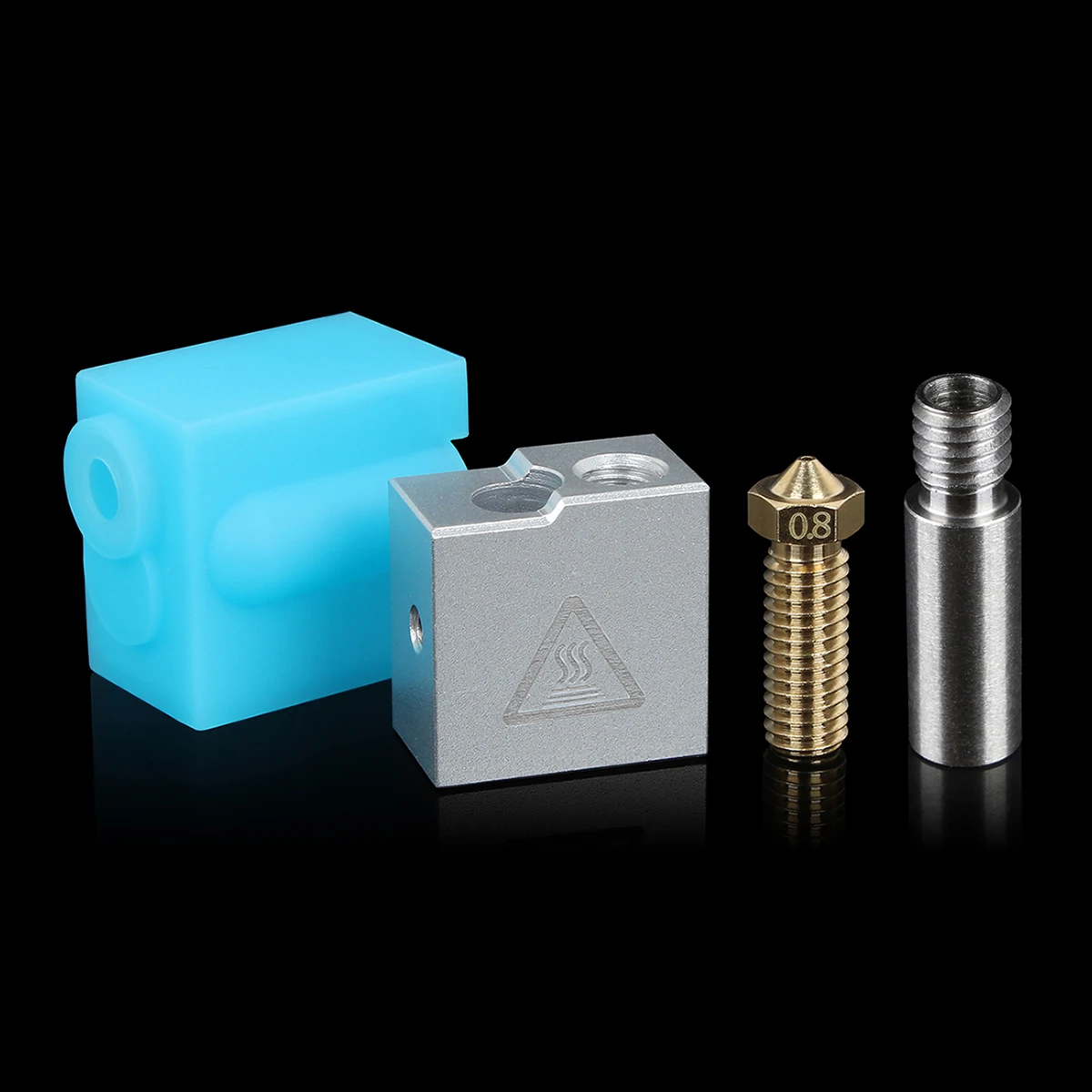 LERDGE 3D Printer Parts BP6 E3D V6 Volcano Hotend Module 0.4mm/0.8mm 1.75MM Nozzle Kit  Bowden Extruder Hot End Accessories