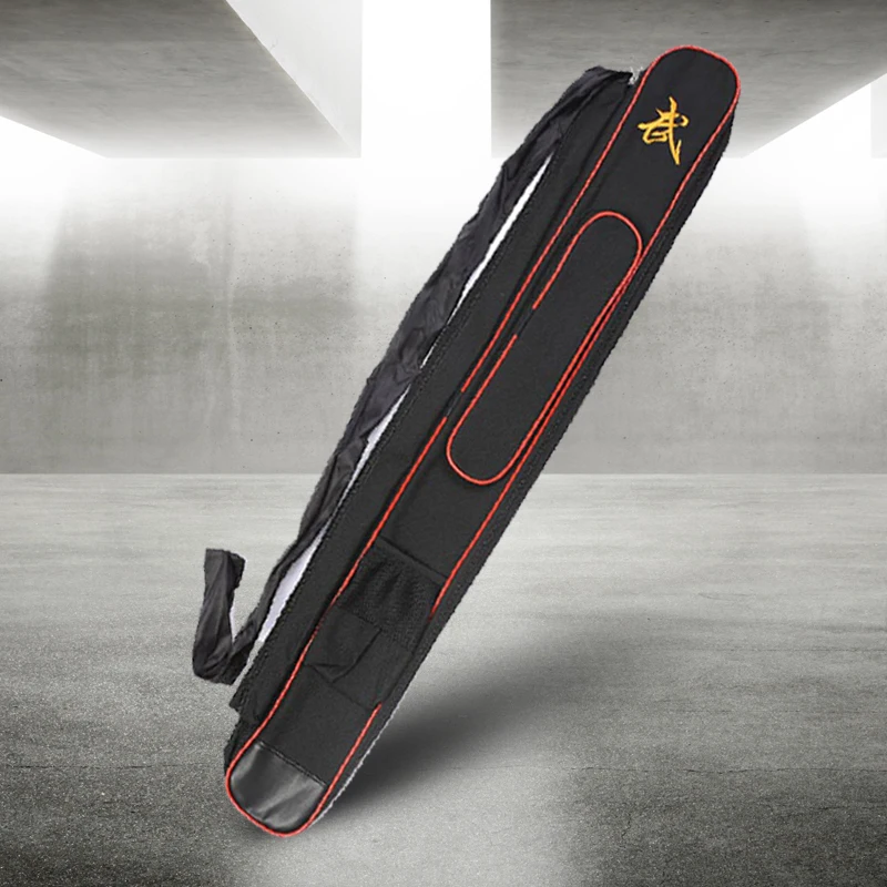 Large Capacity Multifunction Sword stick Bags 1.1m Taichi Double-Layer Sword Bags Wushu and Kung fu Martial Arts Products
