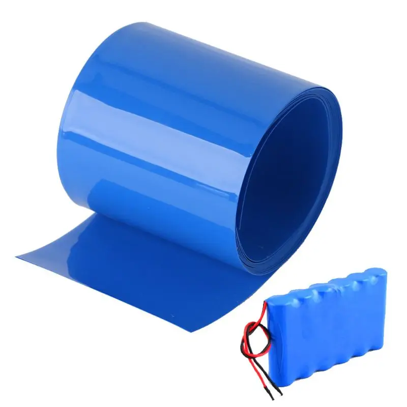 Lithium Battery Heat Shrink Tube Li-ion Wrap Skin 14500 18650 26650 PVC Shrinkable Tubing Film Sleeves Electrical Insulation