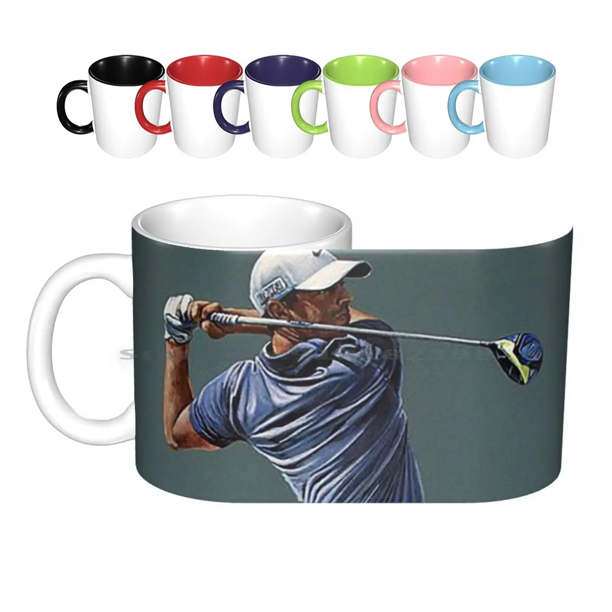 Rory Mcilroy Ceramic Mugs Coffee Cups Milk Tea Mug Rory Mcilory Rory Mcilroy Golf Pga The Masters Texas Pga The Players Us Open