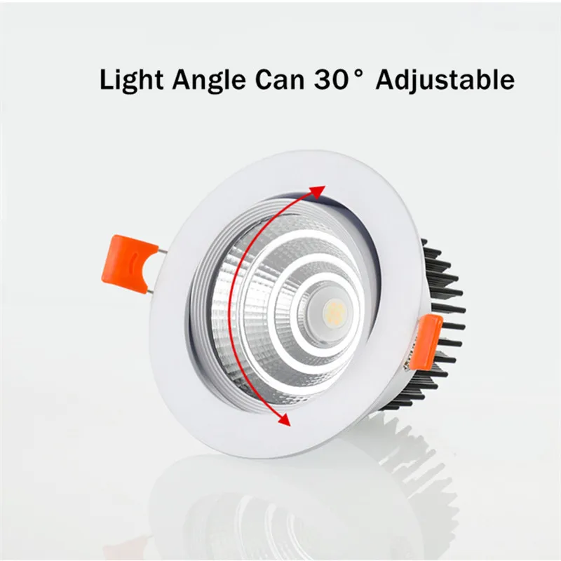 LED Downlight LED Super bright dimmable recessed lez light COB 3W 5W 7W 12W 15W 20W 25W led spot light decoration LED ceiling la