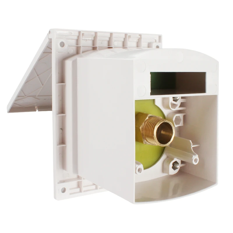 TYTXRV-Caja de ducha exterior para caravana, kit de suministro de agua perfecto para casa rodante, barco y autocaravana, disponible en color blanco