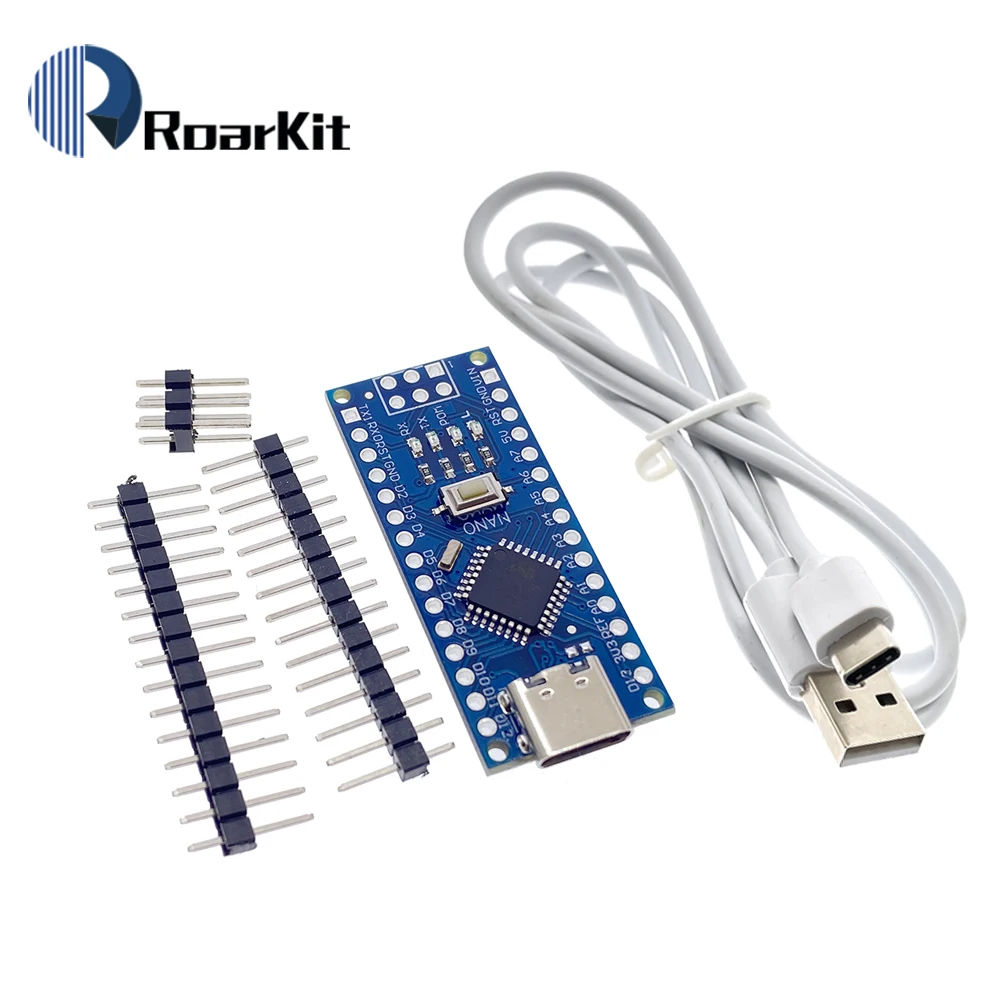 Mini USB Type-C With The Bootloader Nano 3.0 Controller Compatible For Arduino CH340 5V 16Mhz V3.0 Atmega328 UNO IO Shield
