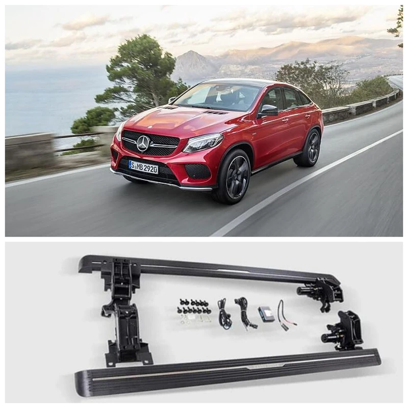 

For Benz GLE Coupe C292 GLE320 GLE350 GLE400 2015-2019 Electric Automatic Running Boards Side Step Bar High Quality Motor Pedals