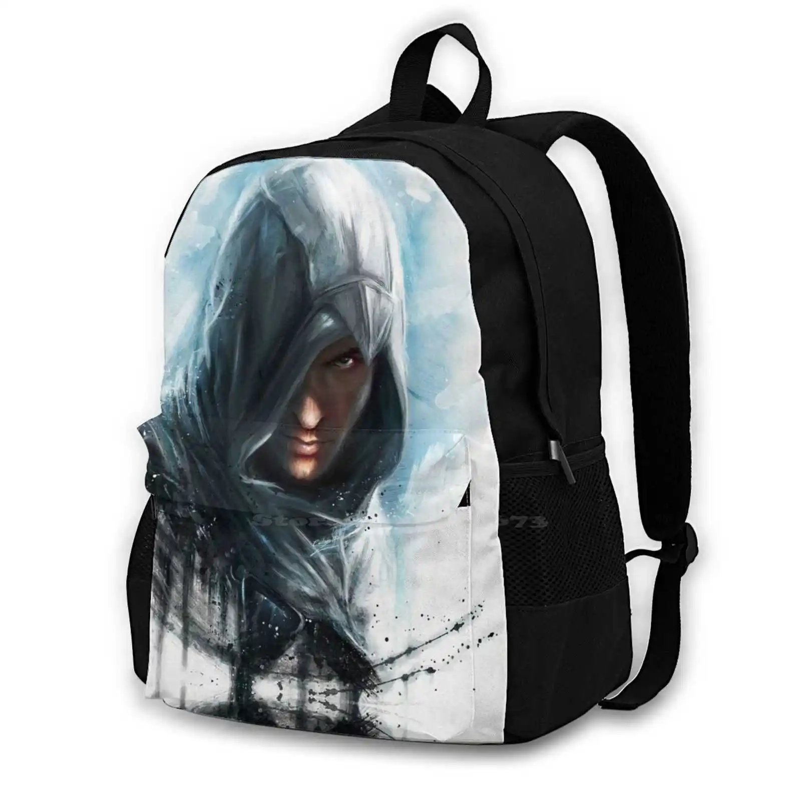 Altair Pattern Design Bag Student'S Backpack Artwok Cool Games