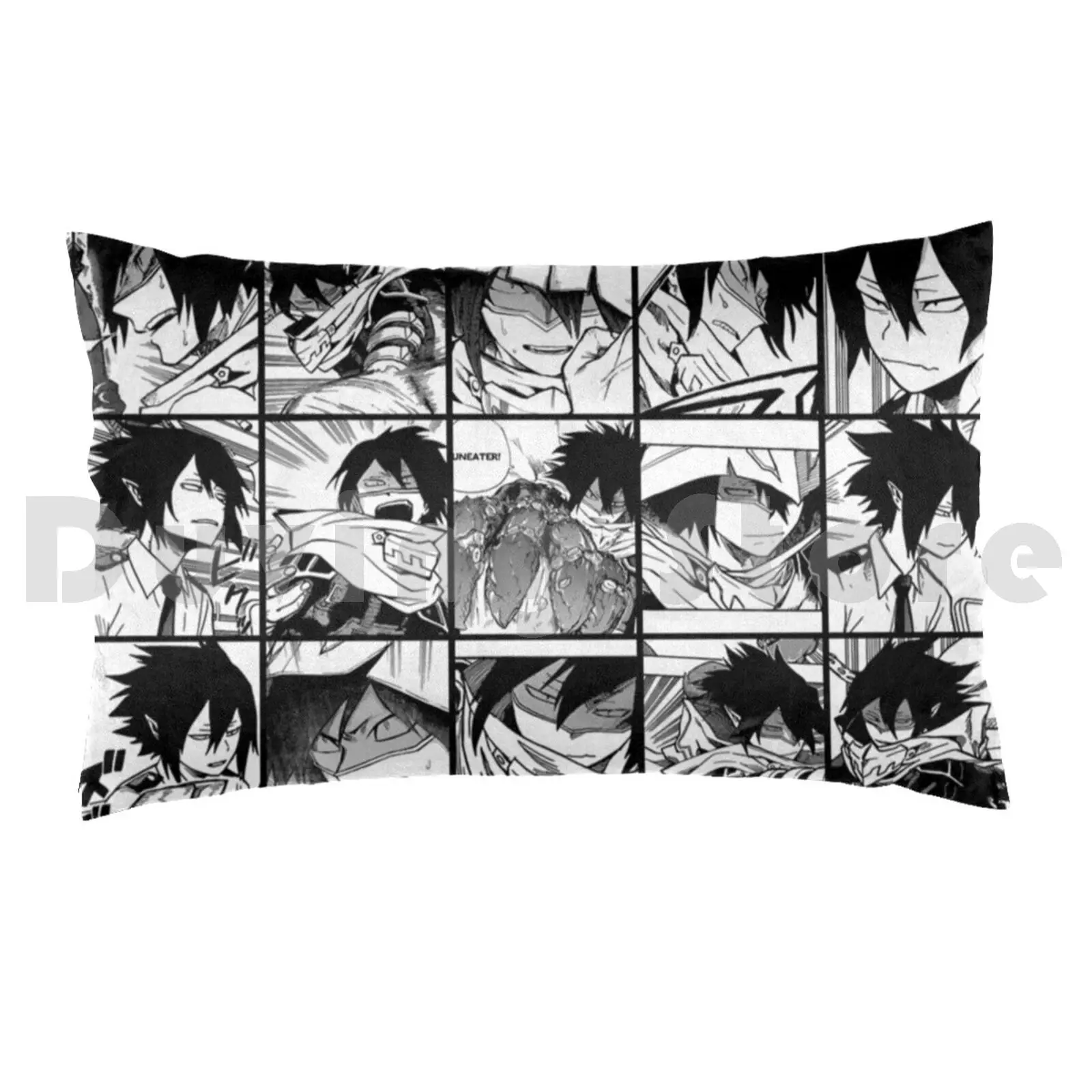 Tamaki Amajiki Collage ( Black And White Version ) Pillow Case DIY 50*70 Tamaki Amajiki Suneater Cute Purple