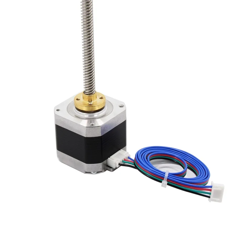 MEGA 42 Stepper Nema 17 Stepper Motor 1.5A with 4pin Cable T8 8mm Lead Screw 300mm For CNC Z Axis Linear 3D Printers Parts