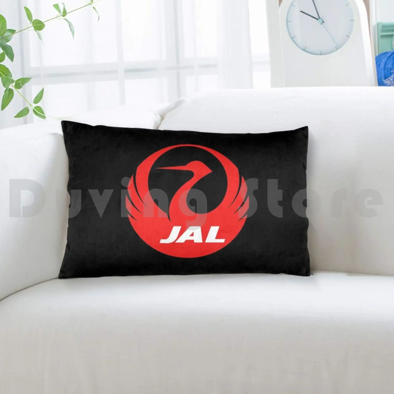 كلاسيكي جل كيس وسادة DIY 50 * 70 خمر شركة الطائرات الرجعية الخطوط الجوية اليابان القديمة جل