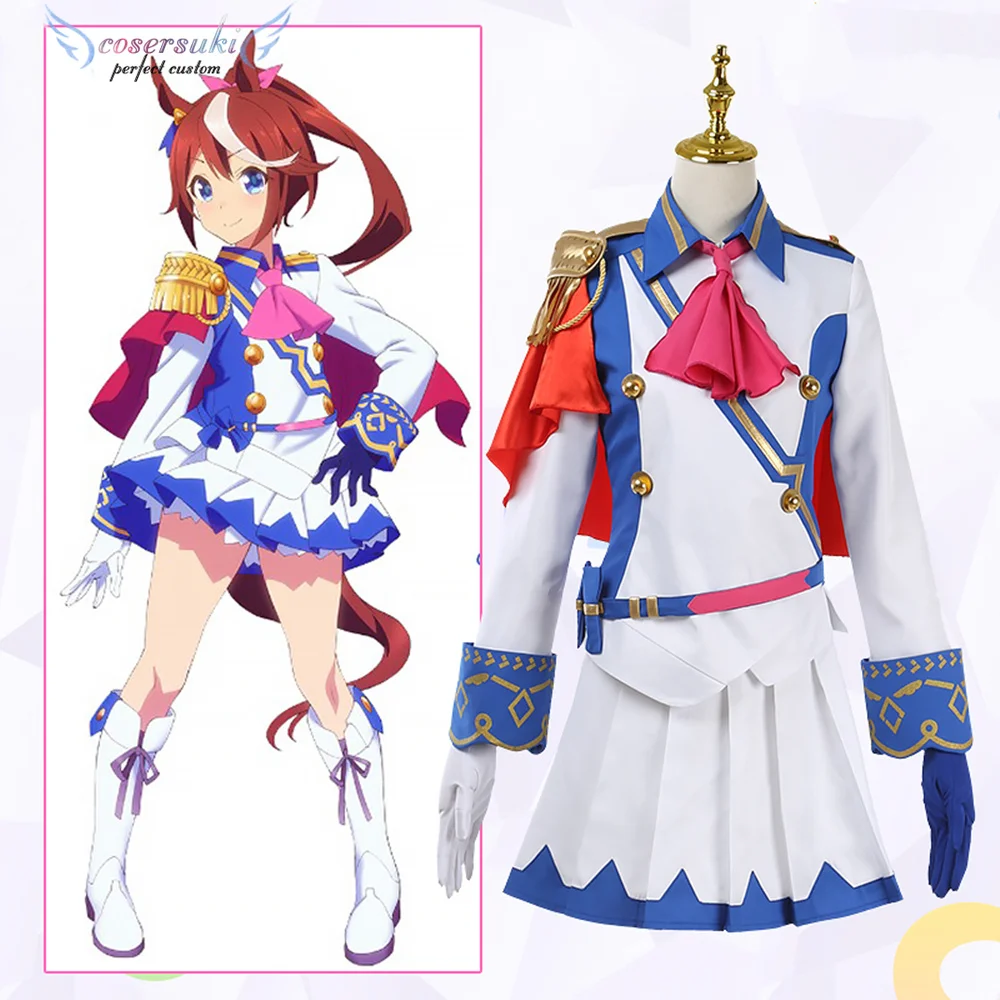 Game Uma musume Pretty Derby Tokai Teio Top of Joyful Cosplay Costume Halloween Christmas Convention Outfit