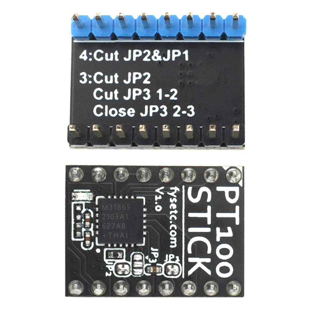 

Модуль датчика температуры PT100 Stick MAX31865, 32 бита, аксессуары для 3D-принтера FYSETC S6/ Spider V1.1, материнская плата