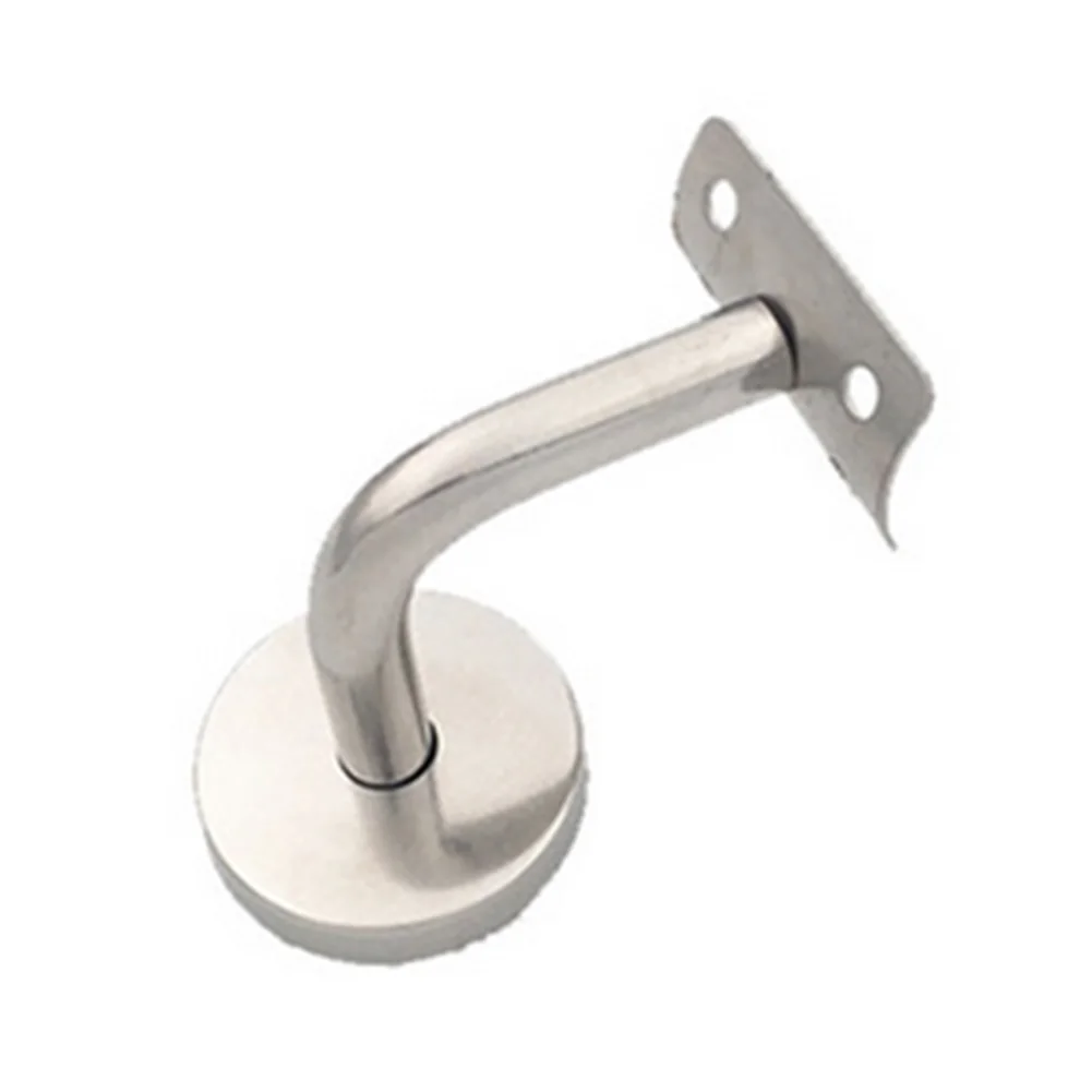 Stair Handrail Brackets - 90 Degree Stainless Steel Handrail Brackets Wall Mounted Handrail Balustrade 4.7x3.2cm(4 PCS)