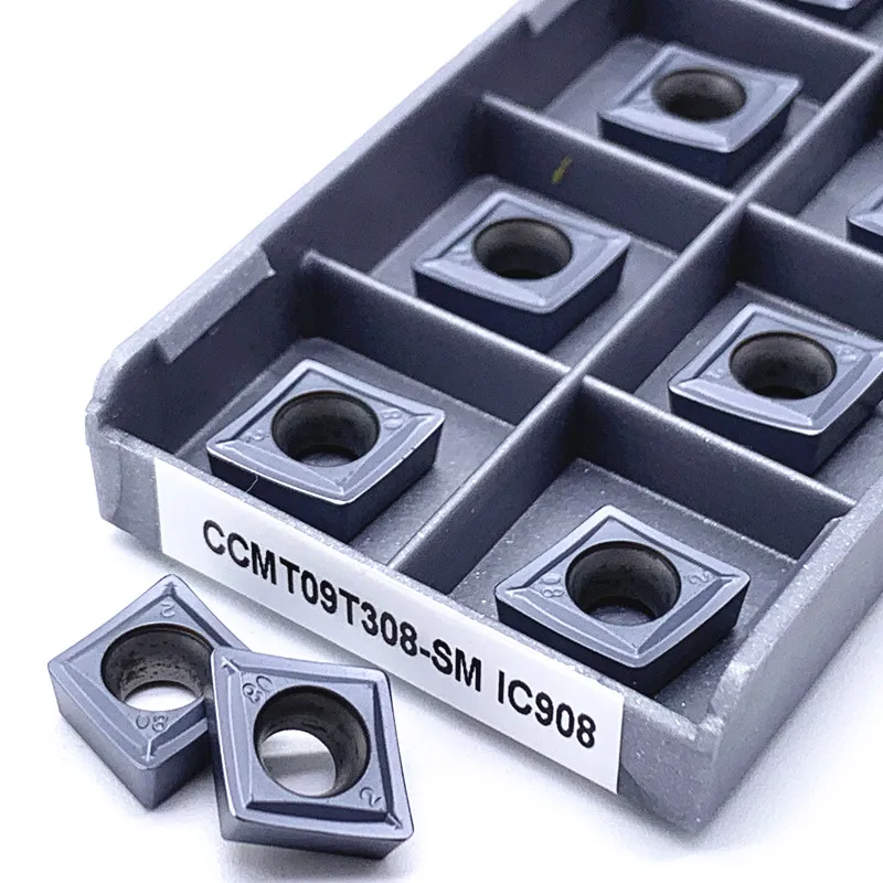 CCMT09T304 CCMT09T308 SM IC907 IC908 Carbide Insert CNC Internal Turning Milling Tool CCMT 09T304/09T308 lathe Cutting