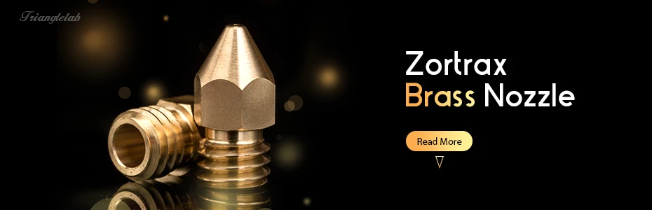 Trianglelab Hochwertige Zortrax Messingdüse für Hotend-Kit Zortrax M200 M300 3D-Drucker 1,75MM Schraubgewinde M6 Extruder – Detail 1