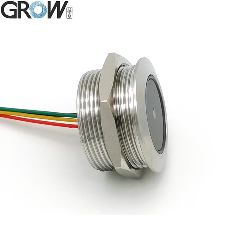 GROW GM60 Stainless Steel LED Control Ring Indicator Light UART Interface 1D/2D Bar Code QR Code Barcode Reader Module