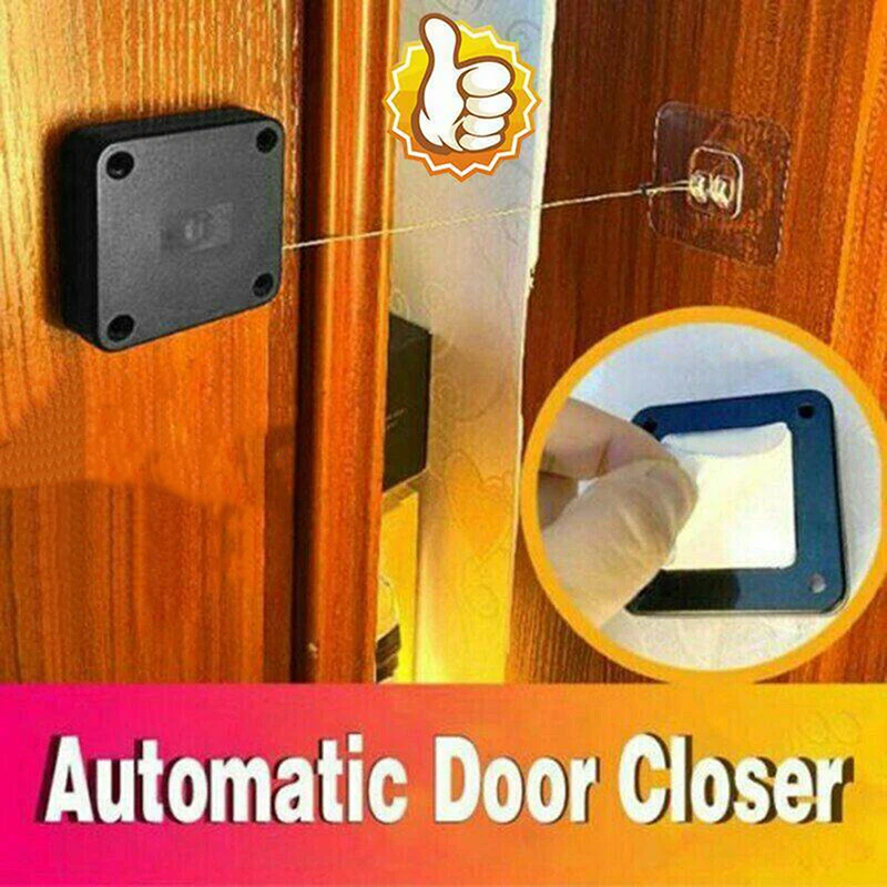 Door Closer Punch-Free Automatic Door Closers For Drawers Rawstring Door Closer Bracket Door Automatic Closer