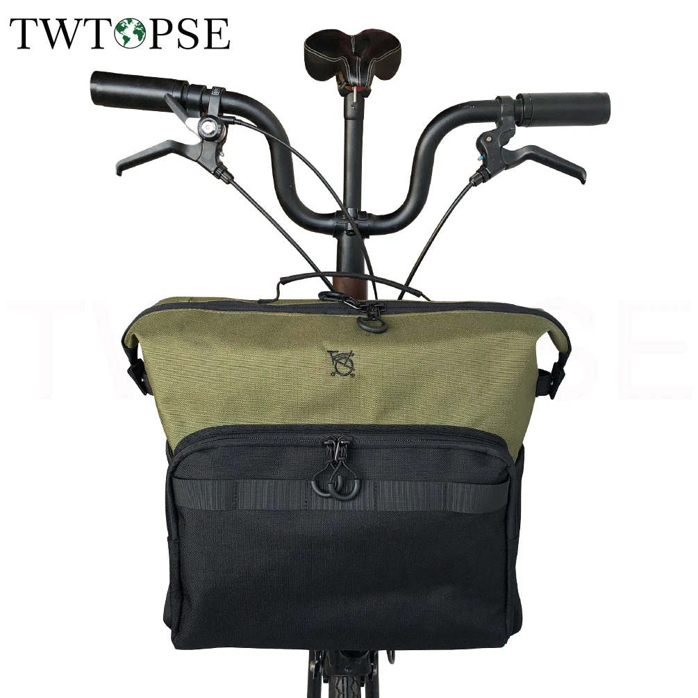 TWTOPSE Cycling Bike Shoulder Bag For Brompton 3SIXTY DAHON PIKES Folding Bike Bicycle Backpack Bag Fit 3 Holes Dahon Tern Crius