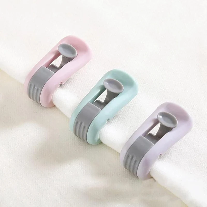 4/8Pcs Duvet Clips Non-slip Quilt Blanket Clip Duvet Sheet Fixer Anti-run Bed Sheet Clips Quilt Fastener Sleep Clothes Pegs