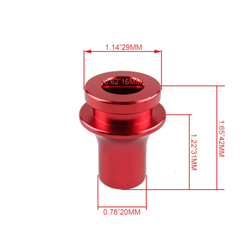 RASTP-Multiple Colors Aluminum Gear Shift Knob Boot Retainer Adapter M10*1.5 Manual Gear Shifter RS-SFN015