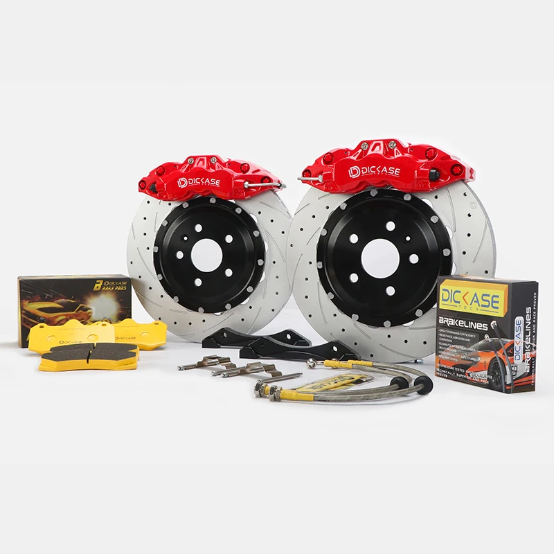 high quality brake kit A61 with drilled and slotted 362mm and rear 355mm expanded brake disc for Land Rover discovery 3