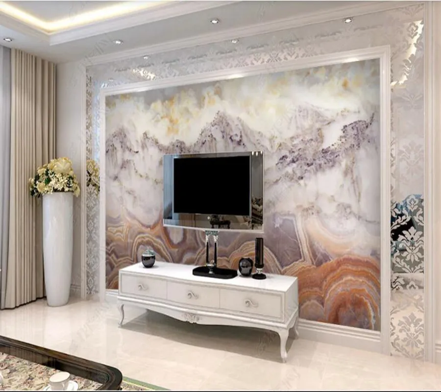 Papel de parede new high-temperature burning ceramic tile marble wall is booming 3d wallpaper,bedroom KTV bar mural wall decor