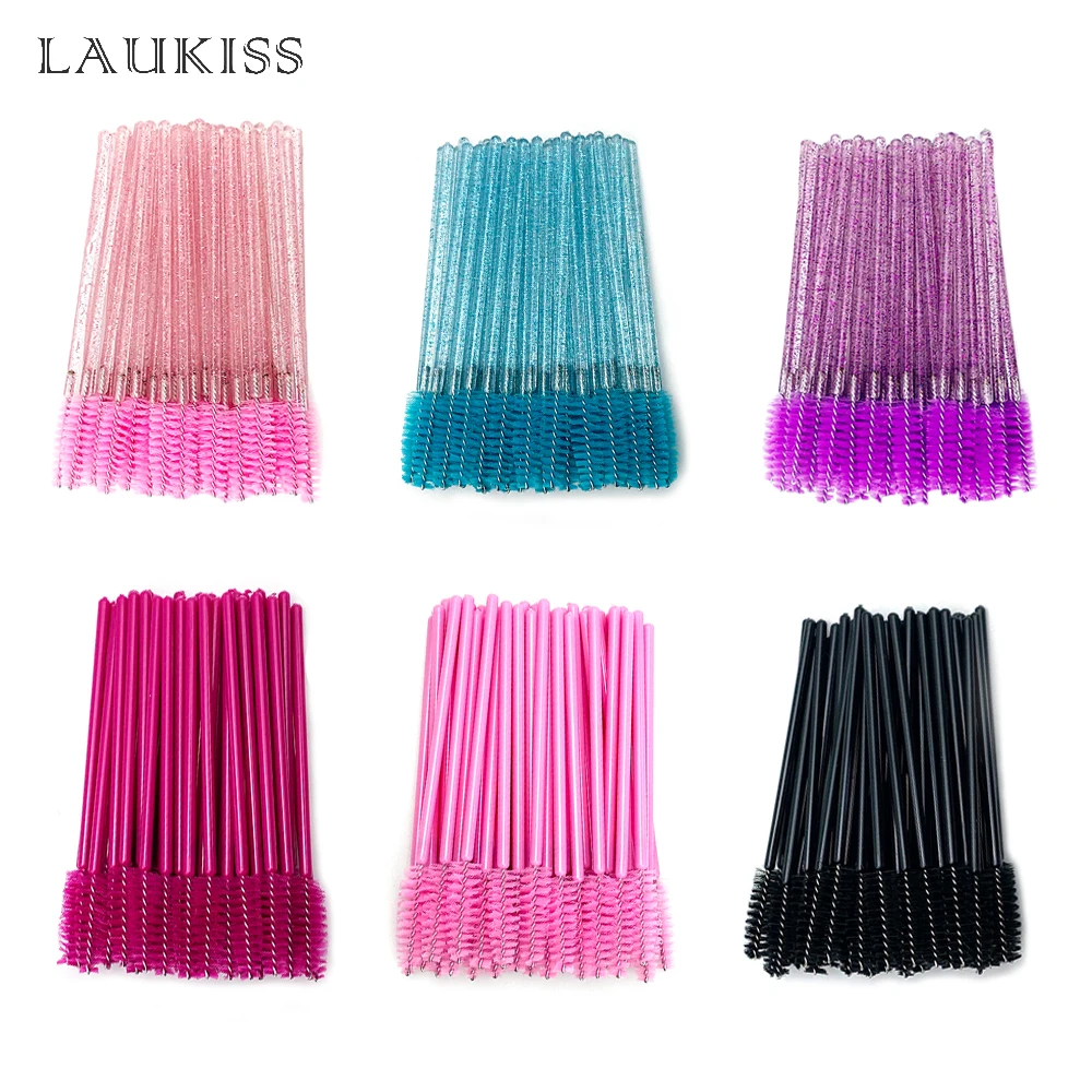 1000Pcs Brushes For Eyelashes Eyebrow Brush Mascara Wands Applicator Eyelash Comb Spoolers Makeup Brush Makeup Tools