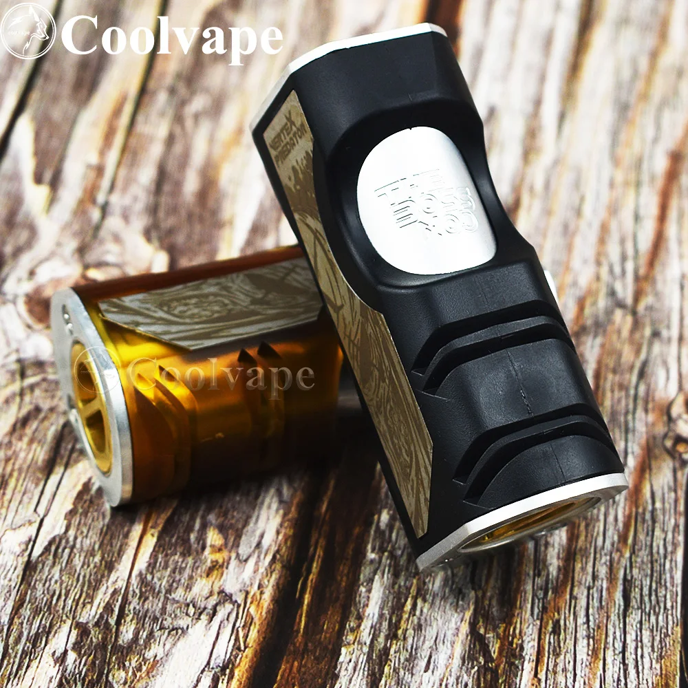 Wolf Coolvape vertex mod 18650/20700 battery aluminum+pei/pom material e-cigarette mechanical mod fit 510 rda rta atomizer