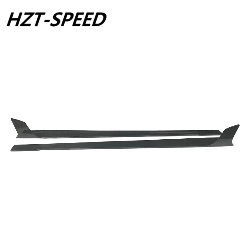 ML Style Carbon Fiber Side Skirts Extension Lip For Audi R8 Tuning 2008-2015