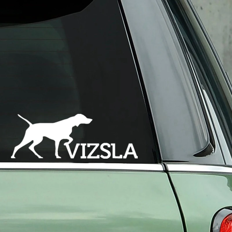 40736# Die-Cut Vinyl Decal Vizsla Hunting Dog Car Sticker Waterproof Auto Decors on Bumper Rear Window