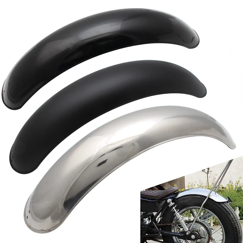 Guardabarros trasero de Metal para motocicleta, Protector de cubierta de guardabarros para Harley BOB Bobber Vintage Cafe Racer, Protector de solapa