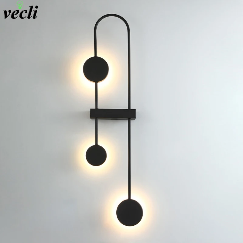 Postmodern Wall Lamp Simple LED Living room Wall Light Nordic Bedroom Bedside Wall Sonce Creative Aisle hote Corridor Lighting