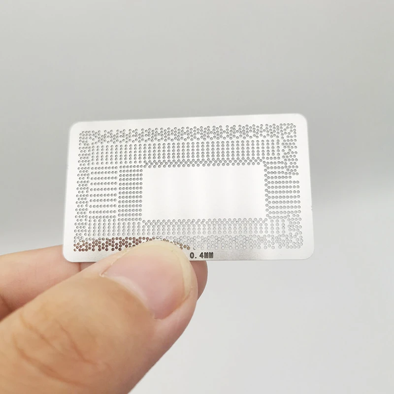 Stencil Aquecimento direto Para 6 7 8th Geração CPU SR3LA SR3LC SR3L8 SR3L9 SR3W0 SR2EZ SR2ZU SR2ZW SRCUT Chip IC Stencils Reball