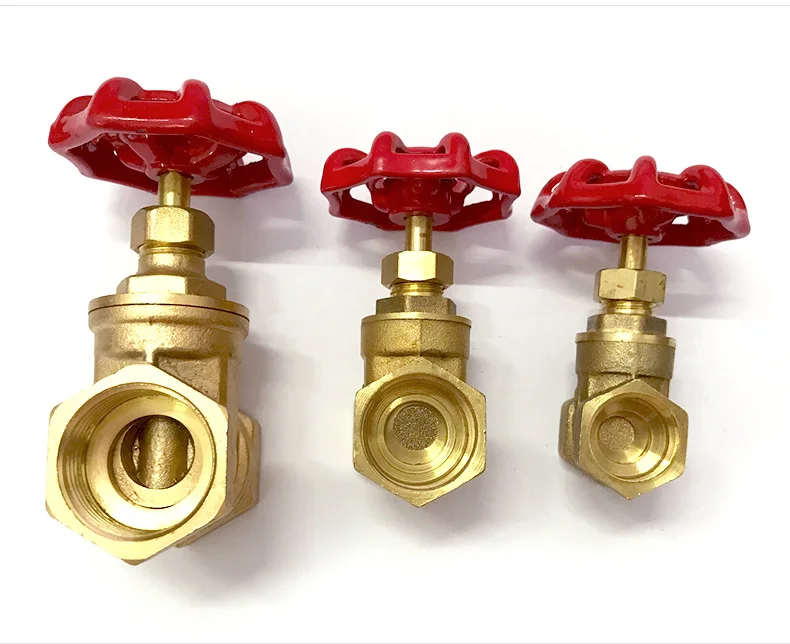 1/2" 3/4" 1" 1-1/4" 1-1/2" 2" Zoll Messing-Schieberventile Wasserventil Schaltventil Schieberventil mit Innengewinde – Detail 9