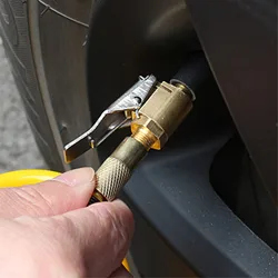 1PC Car Air Pump Thread Nozzle r Car Truck Brass Air Pump Chuck Adapter Tyre Valve 8mm Pump Valve Connector Adapter Wholesale